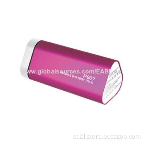 Mobile Power Bank, Li-ion Battery, Long Life Cycles and High-capacity of 6,600mAh